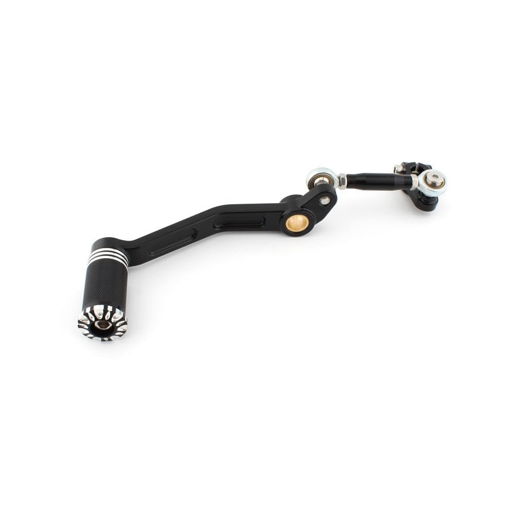 Leva Cambio Assemblaggio Pedale Freno Kit Completo Accessorio Alluminio Leggero Resistente per Motociclette Adatto a Viaggi Uso Urbano Guida Quot, Nero
