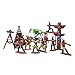 Toyvian 13 Piezas Figuras Indias Juguete Plástico Hombre Indio Modelo Wild West Cowboys Soldados Juguetes Cubo Juguete Playset Educación para Niños Niños Pequeños Niños