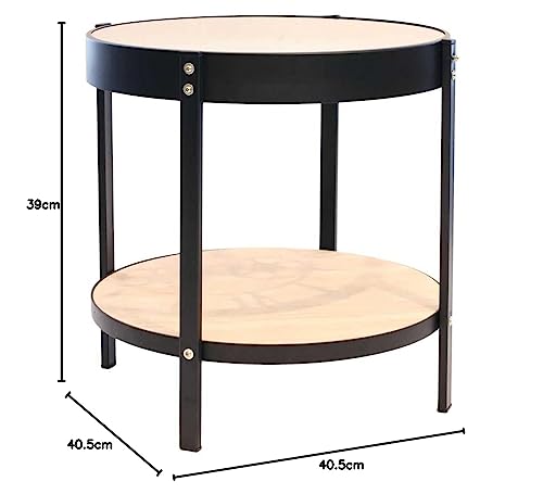 Table d appoint horloge 50.5x50.5x49cm m1 - vue 5