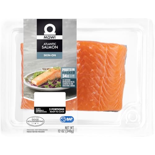 MOWI Atlantic Salmon 12oz, 2 Portions, Fresh Never Frozen