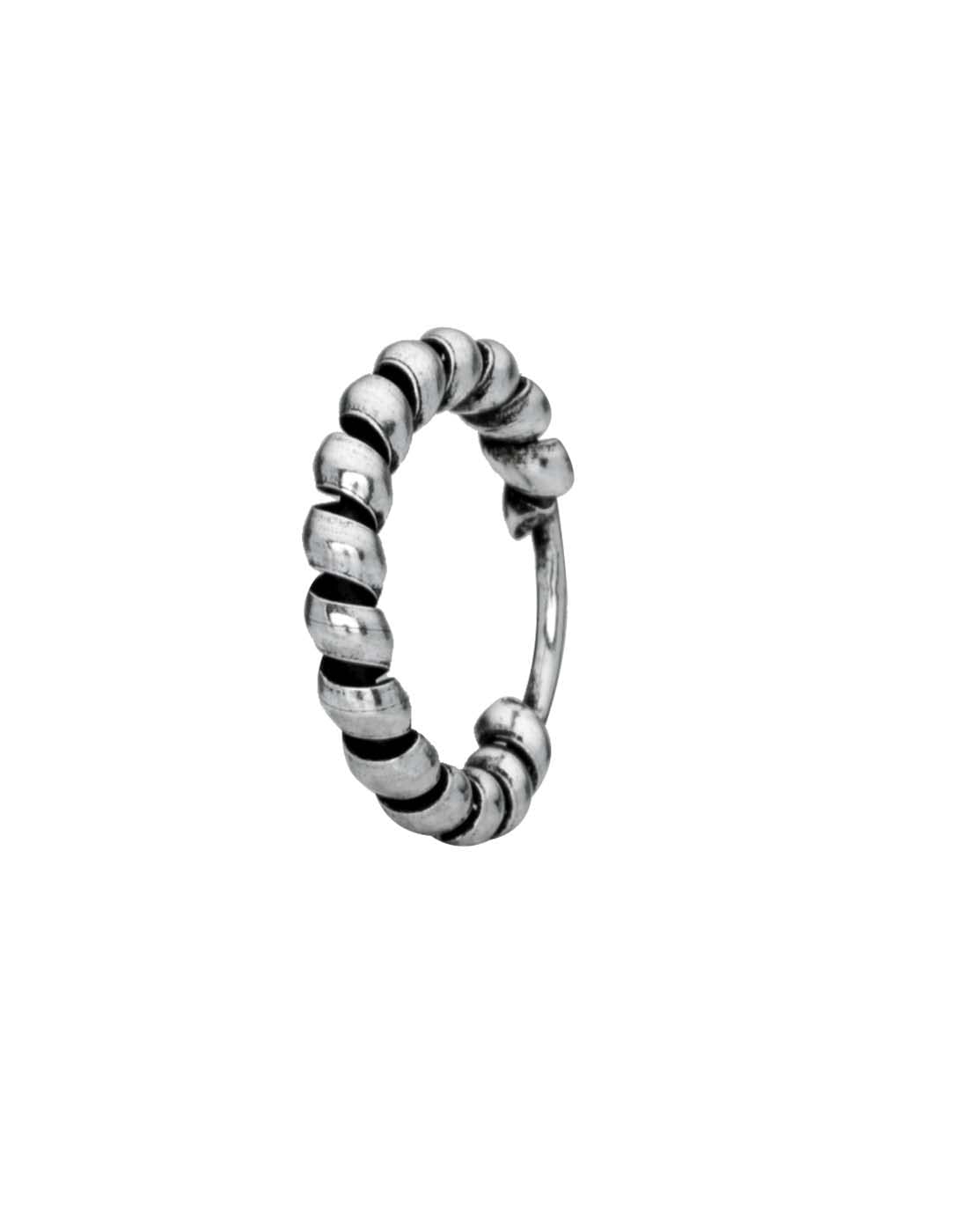 7 MM Nose Ring in 92.5 Sterling Oxidized Silver for Women and Girls Gift for Wife Sister Mother Daughter Friend-image-25