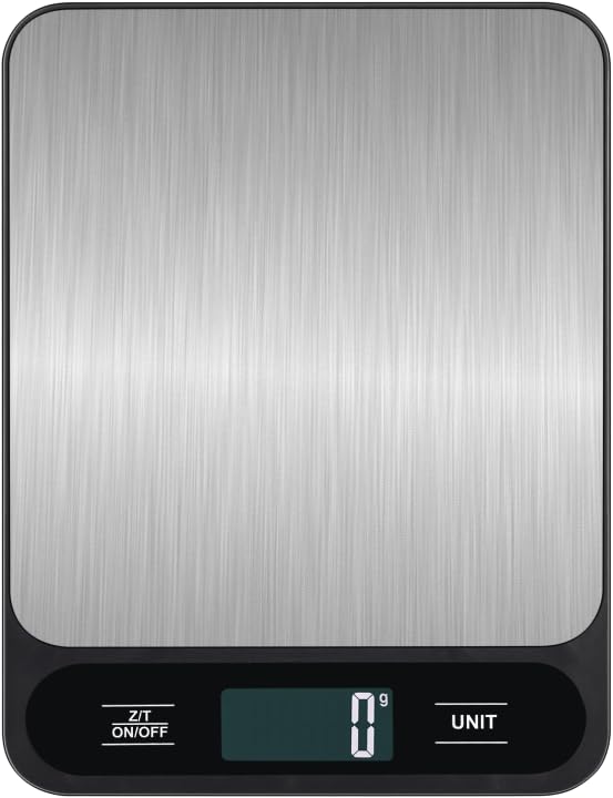 Generic Digital Home Kitchen Weight Scale, silver&black