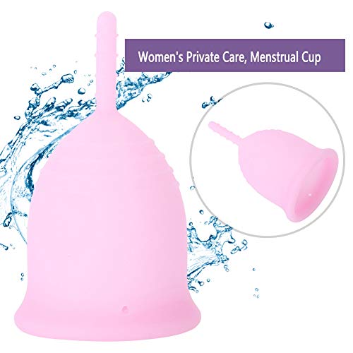 3 kleuren menstruatiecup voor beginners - zachte, herbruikbare periode Cup-tampon en pad-alternatief - schoner… - Image 3