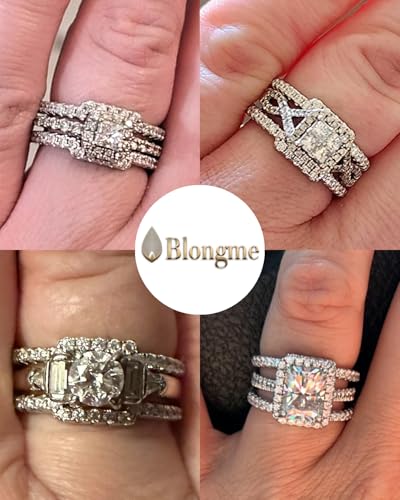 Cubic Zirconia Curved Wedding Band for Women Guard Ring Enhancers Engagement Ring 925 Sterling Silver/Rose Gold Plated/Yellow Gold Plated Size 5-103