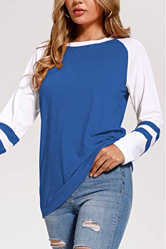 Womens Tops Long Sleeve Shirts for Women Casual Loose Tees Classic Tshirts Fall Clothes2