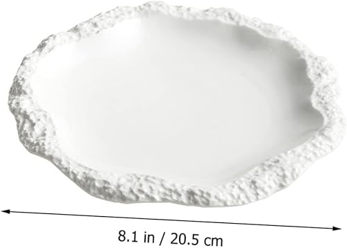 Miniatura 7 de ifundom 3 platos de restaurante platos de fiesta festivales cena cerámica decoración para el hogar aperitivo cocina redondo porcelana ensalada