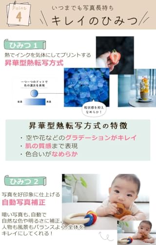 ノーブランド品 コンパクトフォトプリンター セルフィー CP1500 の商品画像 5