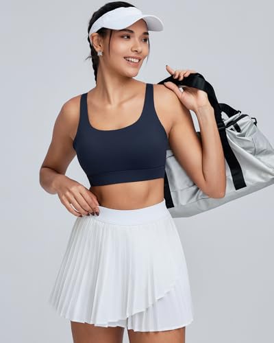 Image of RUNNING GIRL Sports Bra for Women High Support, Molded Cup High Impact Sports Bras with Sewn in Pads Workout Running Bra