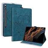 【Material de la funda protectora Samsung Galaxy Tab S8 Ultra】Hecho de cuero de PU de alta calidad y TPU,proporciona protección de Samsung Galaxy Tab S8 Ultra 14.6 Pulgadas el cuerpo.Fácil acceso a todos los controles y funciones;Recortes perfectos para altavoces,cámara y otros puertos.