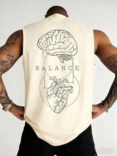 Image of Trillion Printed Sleeveless Tshirt for Men | Tank Top for Men's | Vest for Man Printed