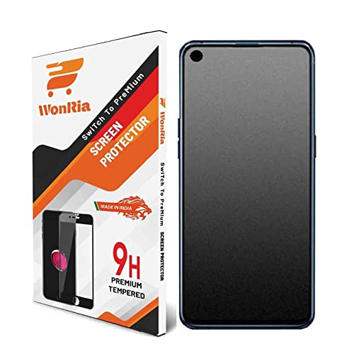 Image of WonRia Matt Screen Guard Protector for Realme GT /OnePlus Nord Ce /OnePlus Nord 2 Matte Ceramic Fully Flexible Anti-Fingerprint /Scratch /Glare /Oily Protector with Edge to Edge Cover -(It's Not Glass)