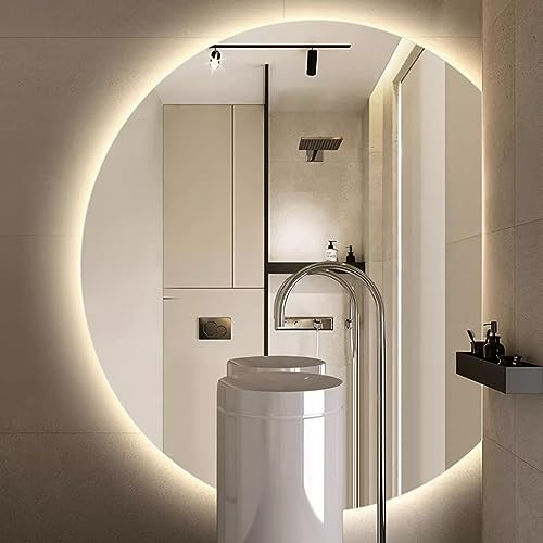 Miroir de salle de bain rétroéclairé DEL 101,6 cm miroir anti-buée