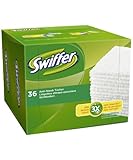 Zusammen mit dem Swiffer Bodenwischer (separat erhältlich) nehmen die trockenen Swiffer Nachfülltücher Staub, Schmutz und Haare von Ihrem Boden auf und halten sie fest