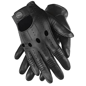 leather racing gloves men