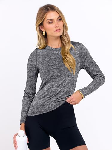 ANRABESS Womens Long Sleeve Workout Quick Dry Fitted Yoga Gym Athletic Shirts3