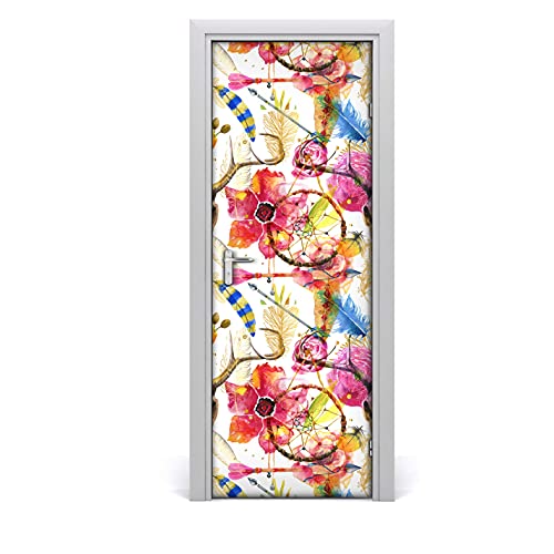 Autocollant de porte Magic-Stick Boho 70x200cm décor imperméable - 2