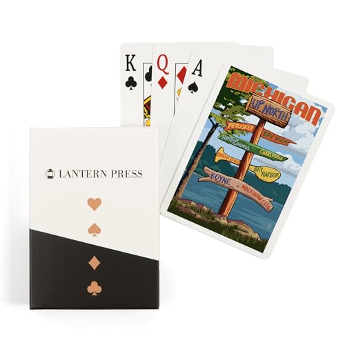 Baraja de poker Up North Michigan 52 cartas