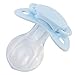 Littleforbig Adult Sized Pacifier 3 Paci Pack - Blue Pink Ivory