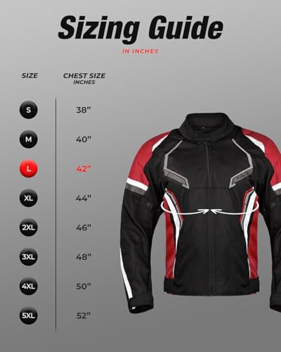 Image of Motorcycle Jacket for Men & Women All Season Hi Viz Armored Safe Riding Enduro Dual Sport Motorbike Adventure Touring Jacket
