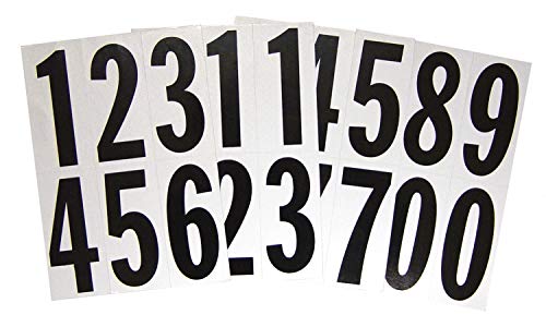HY-KO PRODUCTS MM-23N Number, 3In, Reflective