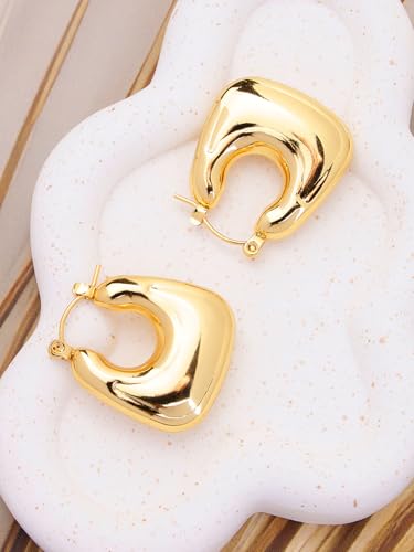 Image of Scintillare by Sukkhi Excellent Stainless Steel Round Hoop Earring Jewellery for Women & Girls|Anti Tarnish Jewellery|Gifts for Wife Girlfriend Mother Sister