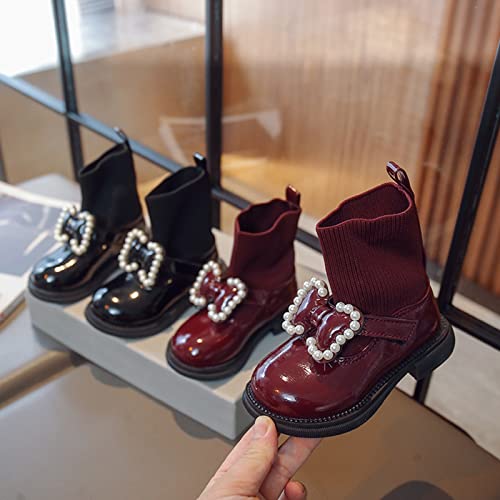 Winter Boots for Baby Bota De Criana Pearl Chain Korean Autumn Arrivals Exports Girls Boots Snow Shoes for Kids2