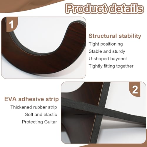 GXGM Support de ukulélé, Support de Guitare en Bois Portable, Support Guitare Sol,Repose Guitare - Les Beatles, Paul McCartney, John Lennon, RIngo Starr, George Harrison GXGM Support de ukulélé, Support de Guitare en Bois Portable, Support Guitare Sol,Repose Guitare – Image 5