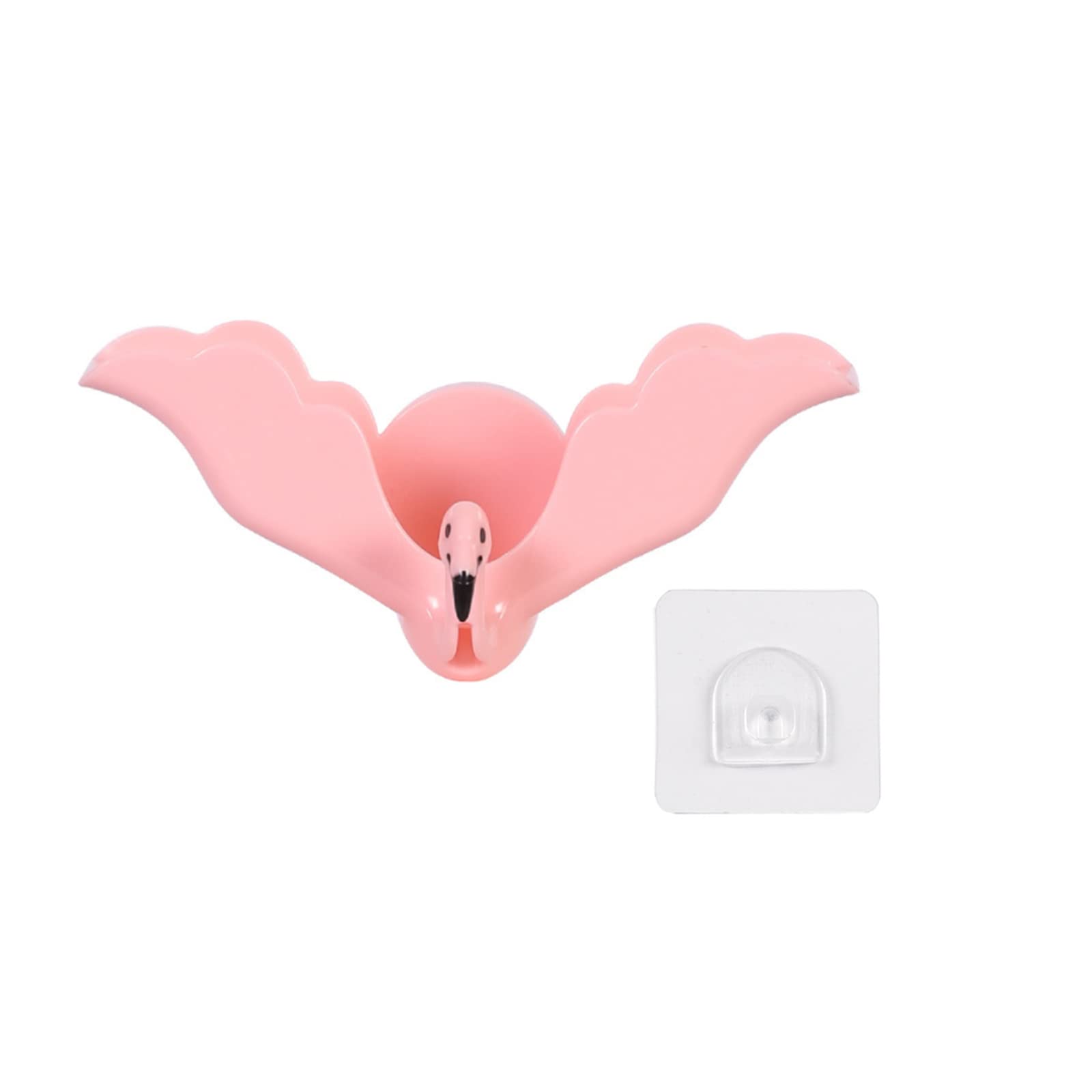 Seifenschale Flamingo – Wandmontage, Mit Ablauflöchern, Aus ABS, Für Bad, Küche & Dusche