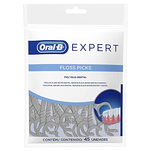 Fio Dental Oral B Expert Floss Pick COM 45 Unidades