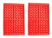Waffle Mold Silicone Waffle Mold 4 Cavities Waffle Mold Silicone Waffle Maker Baking Tray Mold for Waffle Cake Chocolate Craft Candy Soap Baking,Square,2 Pack