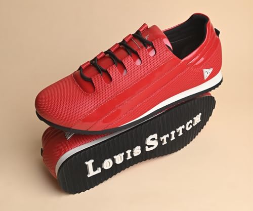 Image of LOUIS STITCH Men's Casual Sneaker | Elastic auto Adjustable Laces Sneakers for Men | Sneakers Shoes | Comfortable and Lightweight | LSPSNK SS