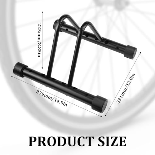 FSWWSF Fahrradständer Boden Fahrradparkplatz Boden Aufstellständer Boden und Wandmontage Stahl Fahrrad Ständer Mit Abstandseinstellung für Mountainbike Rennrad