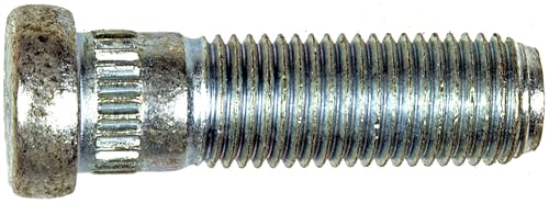 Dorman 610-186 7/16-20 Serrated Wheel Stud - .472 In. Knurl, 1-1/2 In. Length Compatible with Select Models, 10 Pack