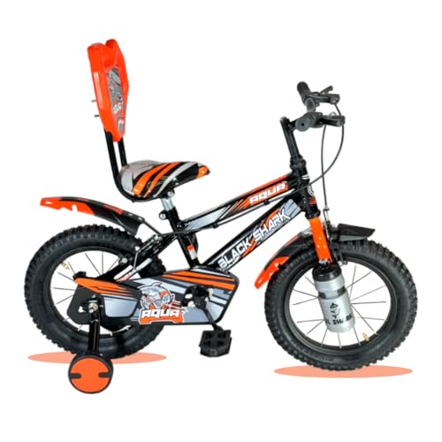 Image of BLACK SHARK Aqua Bikes for Kids Bike Brake | Bicycle for Boys & Girls | Frame | 90% Pre-Assembled |