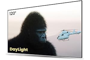 AWOLVISION 120" ALR 85% Ambient Light Rejecting Fresnel Projector Screen for Ultra...