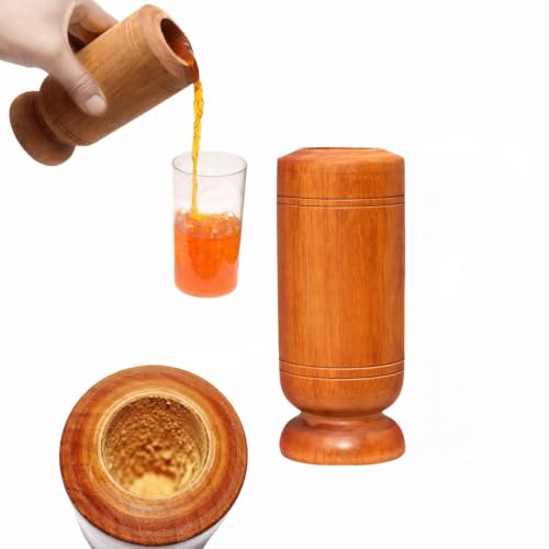 Image of Forest Woodland Wooden Glass Timbler for Diabetic Management & Sugar Control