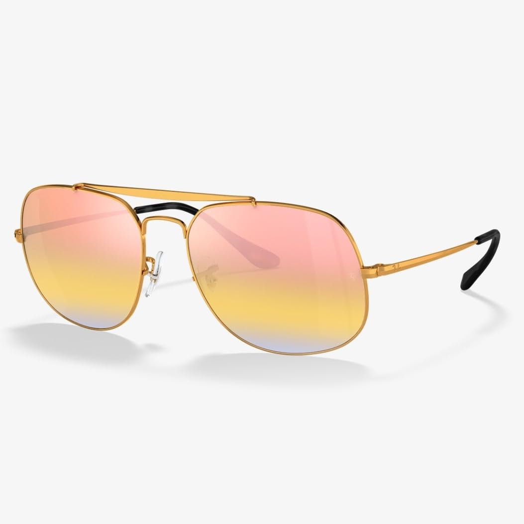 Occhiali da sole templi braccia Sostituzione per RB3689 RB3449 RB1969 RB1972 RB1971 RB3648M RB3648 RB3597 RB3764 RB3697 RB3561 Occhiali da sole 4pcs viti panno (oro e nero)