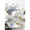 Lenox - 852028 Lenox Garden Grove 3-Piece Place Setting, 3.80 LB, Blue