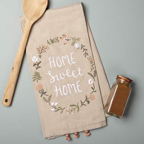 Primitives By Kathy Cathy Heck Studios Embroidered Dish Towel, Home Sweet Home #TOP2