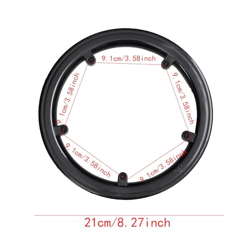 Couvre-pignon de vélo kowaku noir pour VTT et BMX - 3