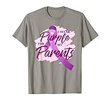 Photo Gallery maglietta alzheimer con scritta «i wear purple for my parents» maglietta Photo Gallery maglietta alzheimer con scritta «i wear purple for my parents» maglietta