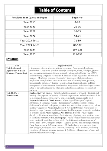 Image of ICAR PG Horticulture Book 2026 Solved Previous Year Paper 2019 to 2025 With Detail Solution As Per Updated Syllabus II Edition II As Per Syllabus