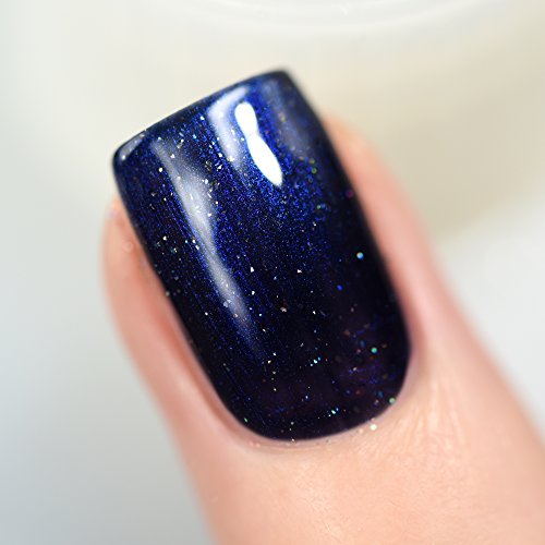 Image of ILNP Looking Up - Midnight Blue Holographic Nail Polish