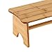 Under Desk Footrest,Ergonomic Office Foot Rest Non Slip Wood Foot Stool High Load Capacity for Home and Office.(Flat Style)