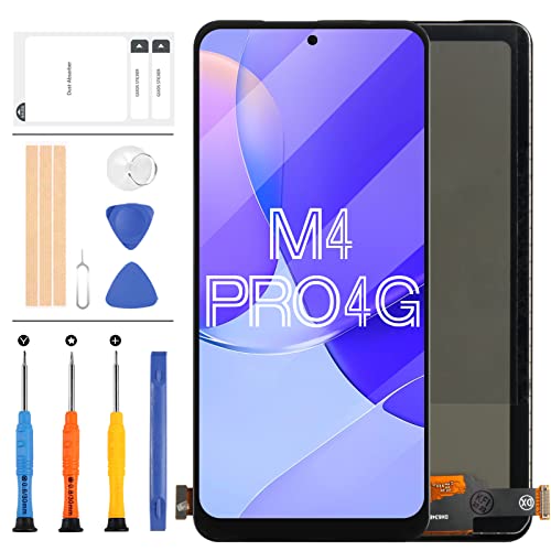 Pantalla LCD TFT para Xiaomi Poco M4 Pro 4G de repuesto para Poco M4 Pro 4G MZB0B5VIN, 2201117PI, 2201117PG, pantalla LCD táctil de 6.4 pulgadas (negro, no original)