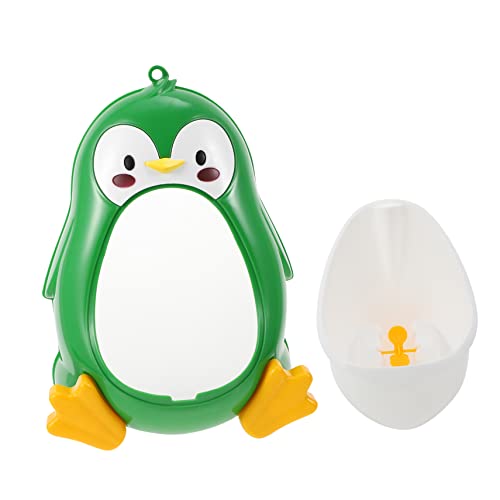 CIMAXIC ペンギン型男の子用小便器トレーニング お子様用トイレトレーナー 取り付け簡単 幼児用トイレ 旅行用バスルームトレーニング