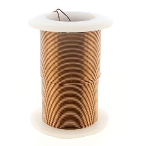 Image of The Beadsmith Wire Elements 22-Gauge Lacquered Tarnish-Resistant Copper Wire for Jewelry Making, 20 Yard, 18.29 Meter Spool (Antique Brass Color)