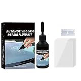 Kit inclus: Ce kit est conçu pour fournir aux propriétaires de voitures les informations et les outils nécessaires pour réparer les petits dommages sur les pare-brise en verre laminé de voiture, y compris le liquide de réparation, le film de durcissement et la lame.