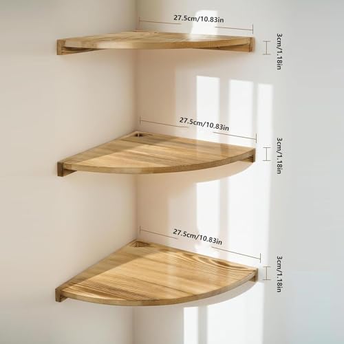 Étagères murales flottantes en coin pour optimiser un petit escalier - 6