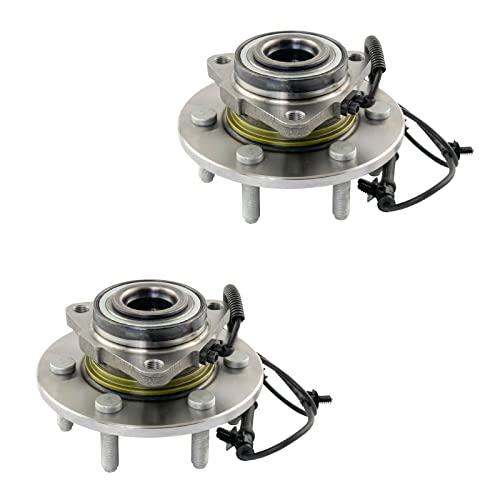 Image of TRQ Front Left and Right Wheel Bearing and Hub Assembly Set 2 Piece